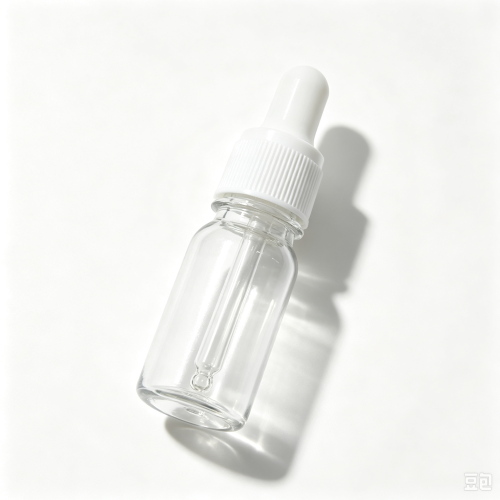 10ml透明圆肩瓶白色滴管套装
