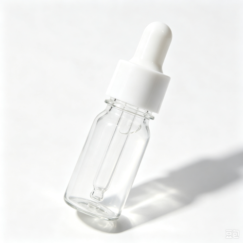 10ml透明圆肩瓶亮白滴管套装