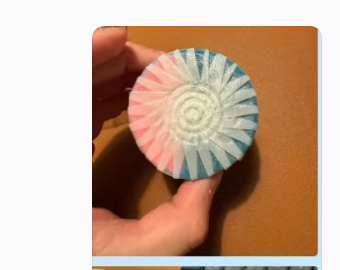 马桶粉蓝双拼清洁块