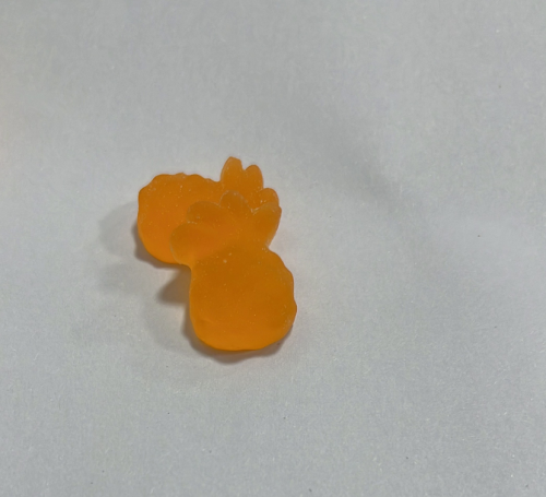 菠萝造型软糖橙色