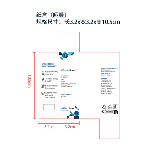 男士护理喷雾纸盒(哑膜)