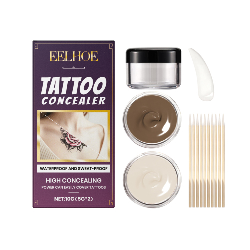 EELHOE 纹身遮瑕膏套装 身体纹身自然服帖遮盖多场合适用遮瑕膏