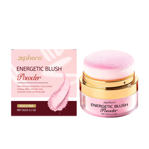 zephoco 桃粉色元气裸妆腮红粉 红润细腻光泽自然妆感氛围感腮红