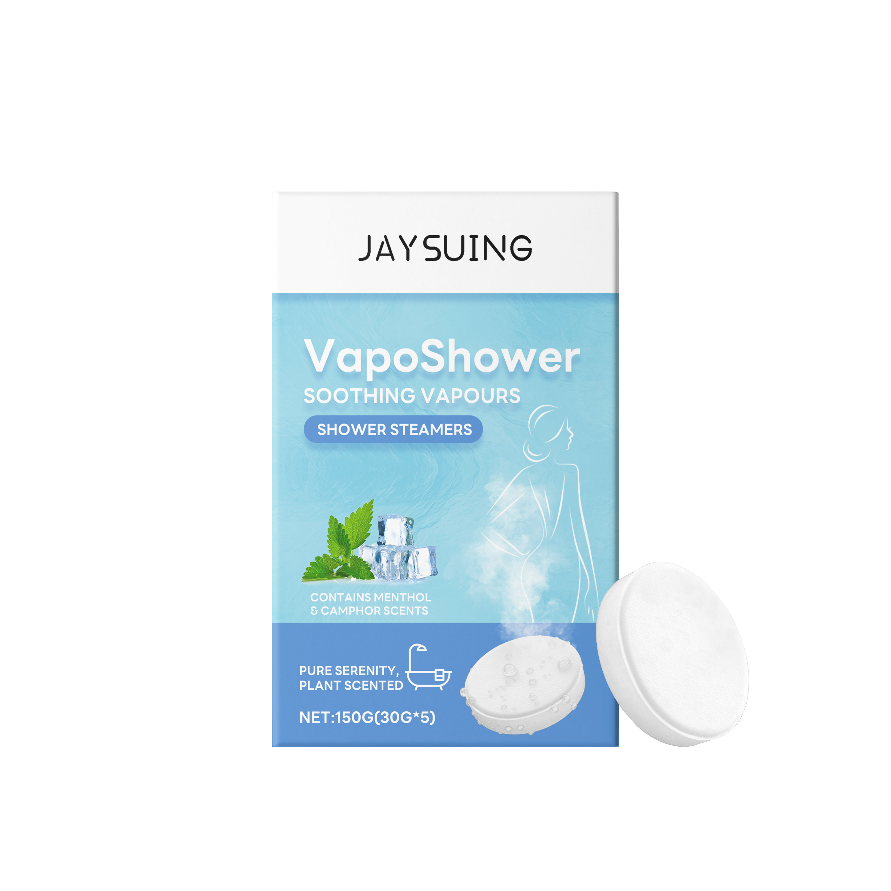 Jaysuing 沐浴片 温和散发清新植物香气提升沐浴舒适度日常护理