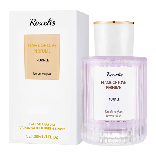 Roxelis 紫色女士魅力淡香水 薰衣草花香清新细腻层次感优雅约会清爽香氛