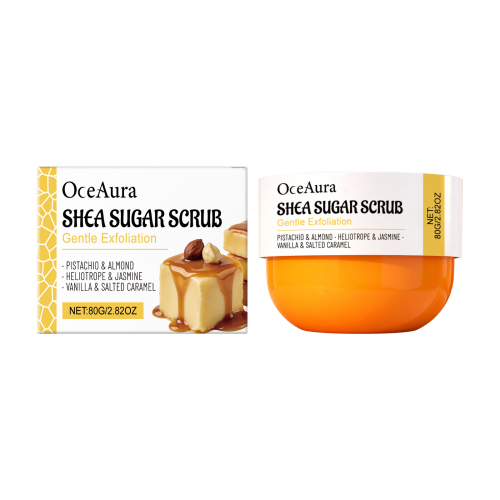 OceAura 焦糖味乳木果糖身体磨砂膏 温和清洁身体肌肤柔滑细腻呵护