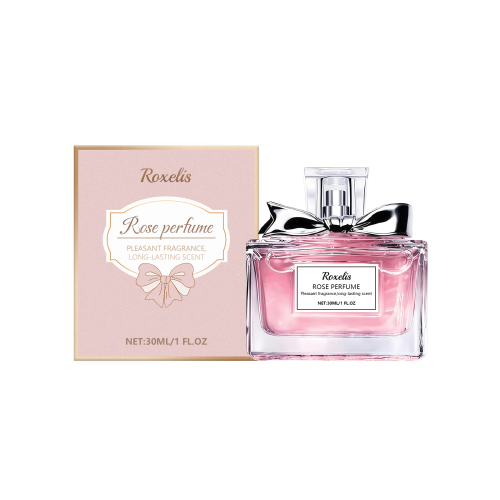Roxelis 悦韵玫瑰淡香水 自然清新优雅玫瑰香浪漫氛围感日常通勤约会香水