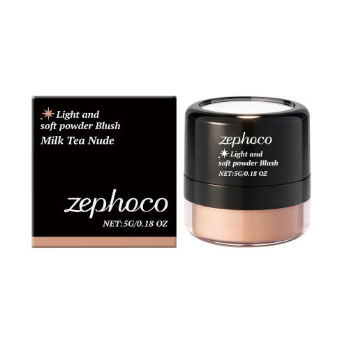 zephoco 轻透柔色腮红（奶茶裸）哑光柔雾质地软糯不飞粉轻透百搭