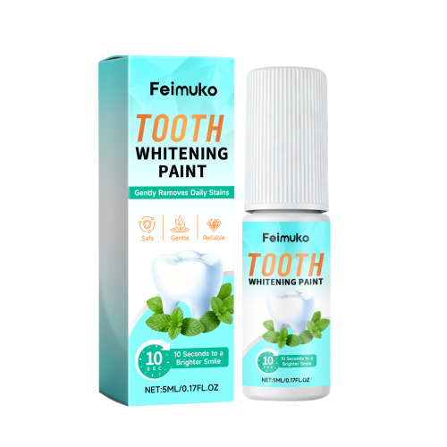 Feimuko 牙齿清洁漆 便捷涂抹修饰牙面外观社交日常使用洁净口腔