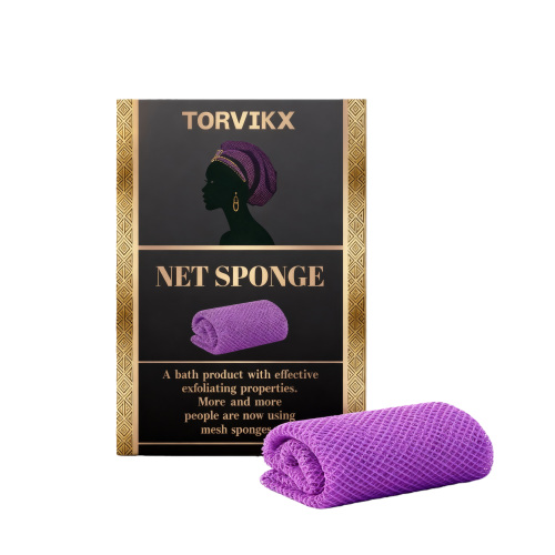 TORVIKX 角质清洁网状海绵 温和清洁身体肌肤亲肤柔软材质日常适用