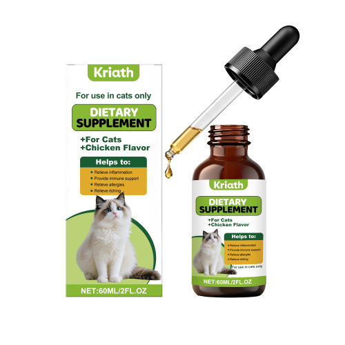 Kriath 猫用营养膳食补充剂 日常呵护猫猫身体舒适温和养护滴剂