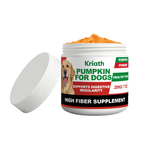 Kriath 狗狗高纤维南瓜补充剂 温和配方呵护犬类日常膳食补充剂