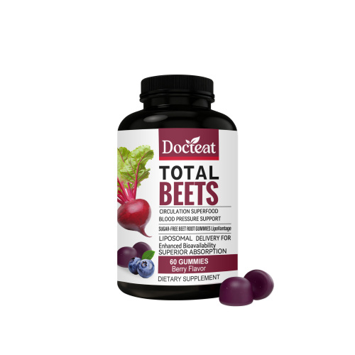 Docteat 甜菜根软糖 无糖甜菜根促进身体自然调节维持活力膳食补充