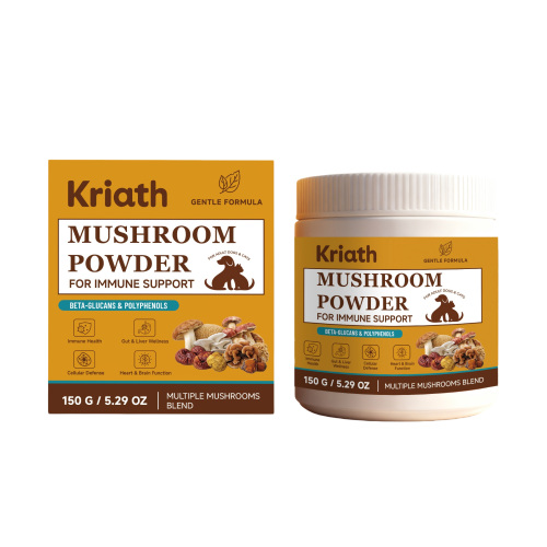 Kriath 宠物蘑菇粉 温和配方便携呵护适合猫狗日常家庭及户外食用