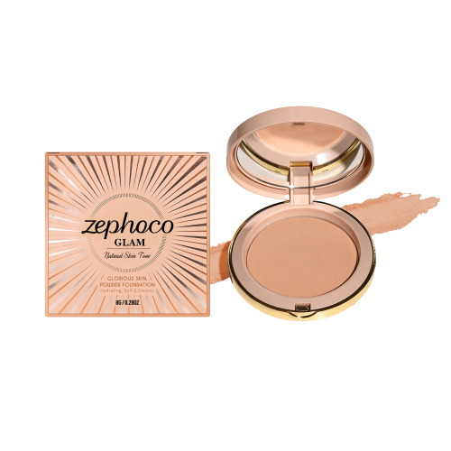 zephoco 轻盈哑光粉饼（自然色）自然哑光轻盈细腻透气日常持妆粉饼
