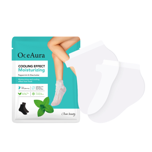 OceAura 保湿补水足膜 养护足部软化角质滋润脚后跟干裂粗糙足膜