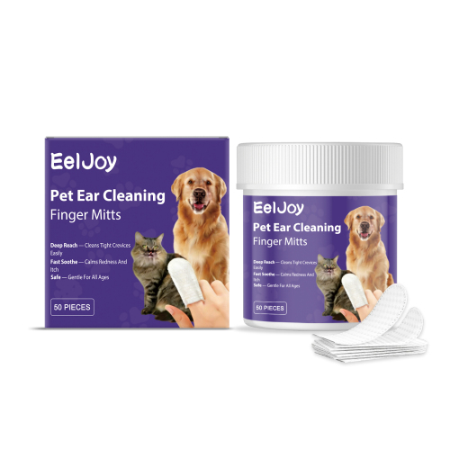 EelJoy 宠物耳部清洁手指湿巾 温和成分呵护耳部洁净日常清洁湿巾