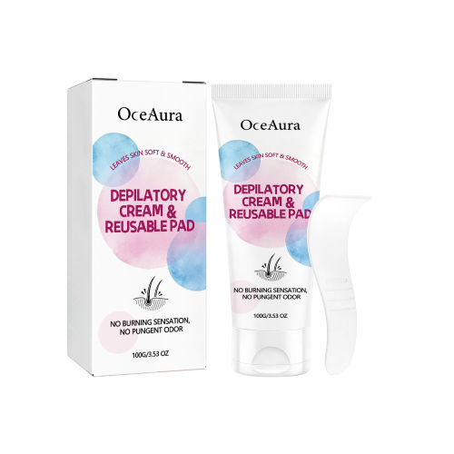 OceAura 温和护肤脱毛膏 清洁光滑身体肌肤细腻顺滑清爽洁净脱毛膏