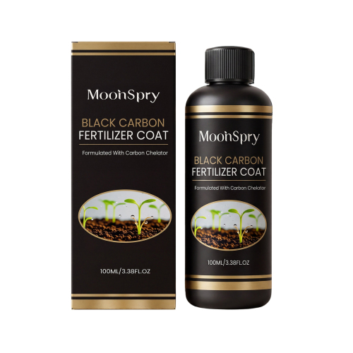 MoonSpry 黑碳肥料涂层 络合养分助力颗粒肥料使用效果盆栽通用