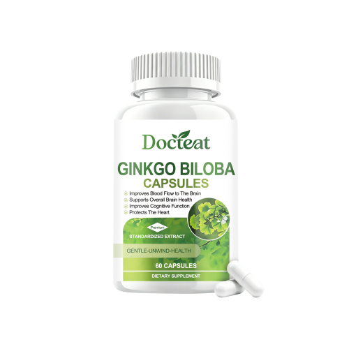 Docteat 银杏脑力支持胶囊 日常促进认知功能提升专注力和清晰度