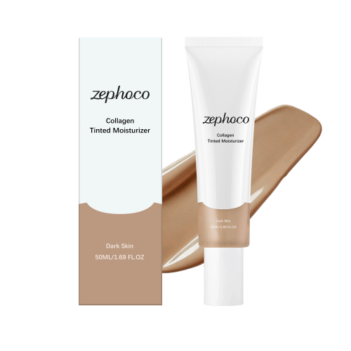zephoco 润色保湿霜（深肤色）  补水亲肤柔和肤感透气贴合易推开