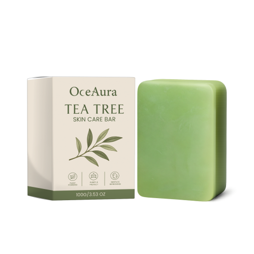 OceAura 茶树清洁护肤皂 柔润舒适清洗肌肤温和成分清新留香沐浴