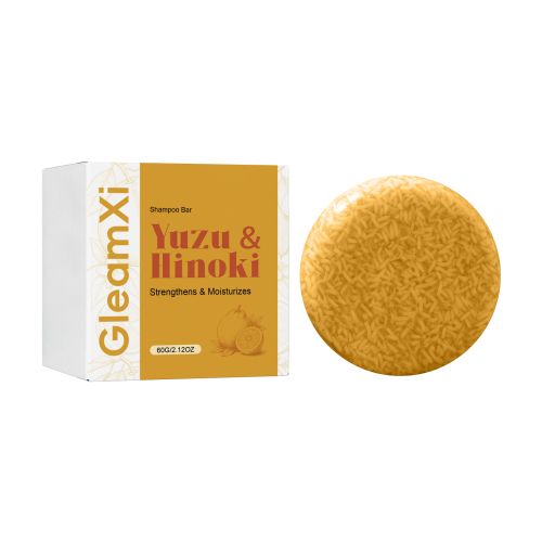GleamXi 柚子清爽洗发皂 日常温和呵护头皮滋润清洁柔顺亮泽秀发