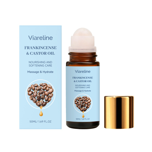 Viareline 蓖麻柔润滚珠精油 呵护身体肌肤滋润轻盈质地便捷护理油
