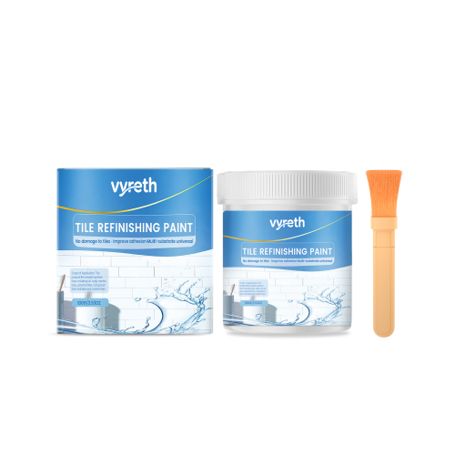 vyreth 瓷砖改色漆(白色) 防水防污免砸砖翻新适合厨卫墙面地面改造