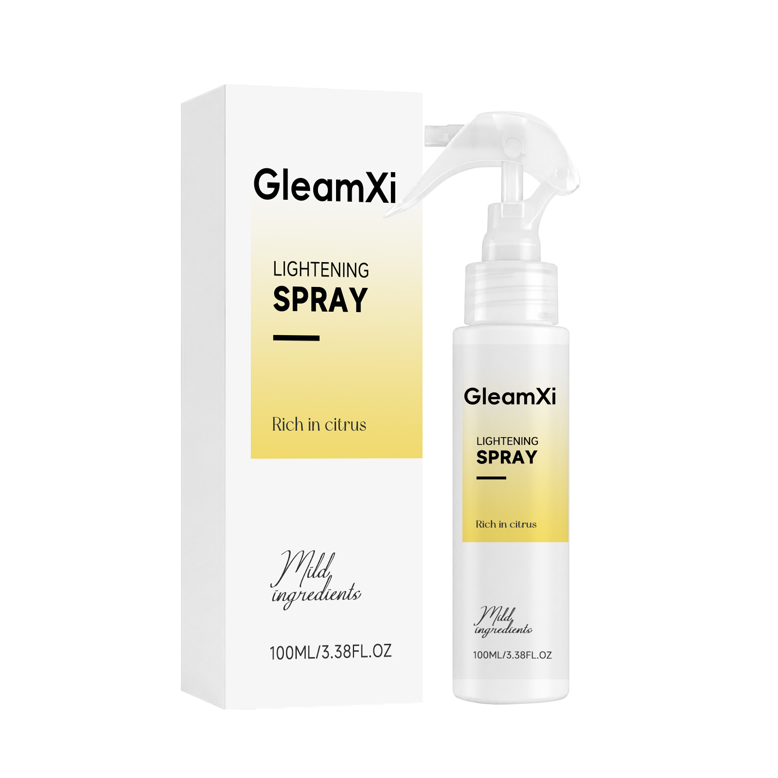 GleamXi 金发增亮喷雾 提亮金发色泽修饰深色发根发丝自然亮泽温和
