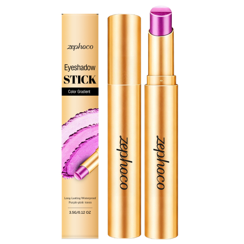 zephoco 多色持妆眼影棒（星际银河紫） 丝滑膏体细腻细闪易上色