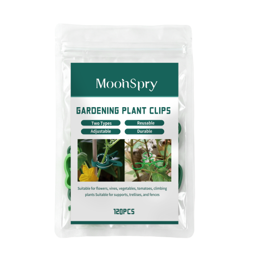 MoonSpry 园艺植物夹（套装）日常花卉盆栽固定绑带易安装支撑架