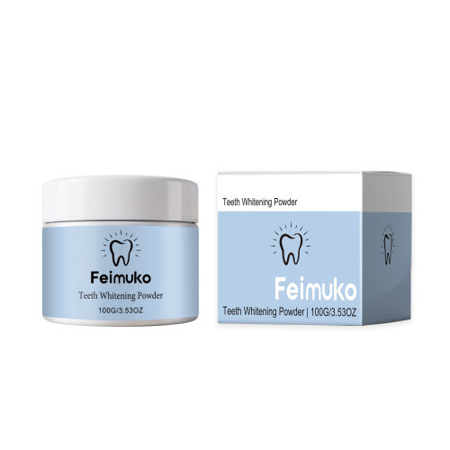 Feimuko 牙齿清洁粉 日常清洁表面污渍光泽匀净透亮展现魅力笑容