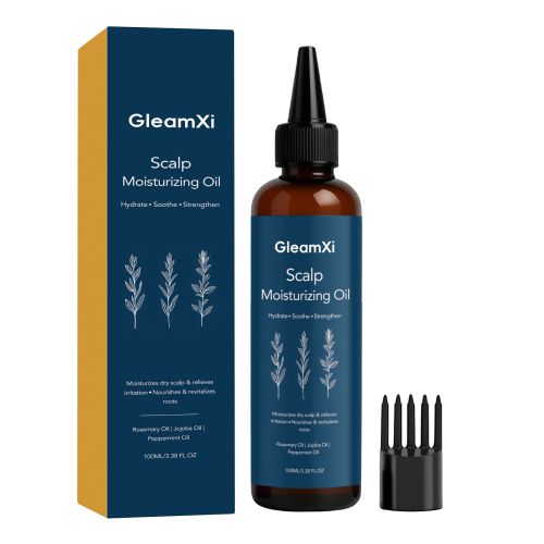 GleamXi 头皮保湿精油 日常滋润温和护理轻盈质地易涂抹蓬松发丝
