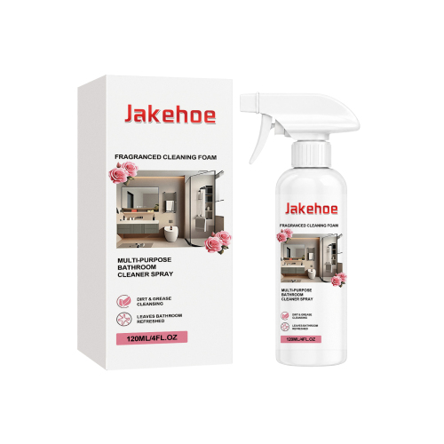 Jakehoe 浴室清洁剂 卫生间淋浴房水垢污渍清洁洁净透亮便捷喷雾头