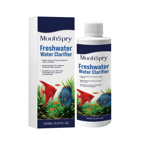 MoonSpry 淡水澄清剂 除杂改善洁净鱼缸泳池净化水环境居家养鱼