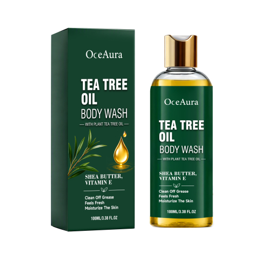 OCEAURA 茶树精油沐浴露 洁净清爽泡沫细腻淡雅气息全家适用沐浴露