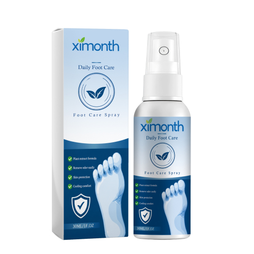 XIMONTH 足部呵护喷雾 含玻尿酸B5补水润足清爽速干鞋袜不沾喷雾