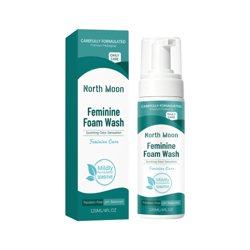 North Moon 女性私处泡沫清洗液 细腻绵密泡沫贴合pH敏感适用温和清洗液