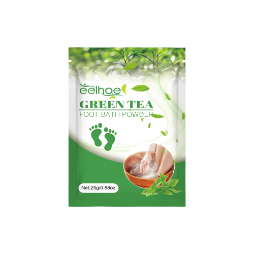 绿茶足浴盐印刷袋（袋含料）（虚线框不加生产日期保质期）