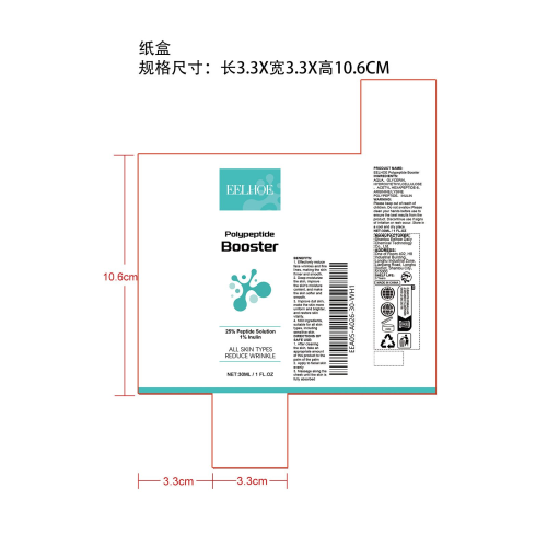多肽抗皱精华液纸盒
