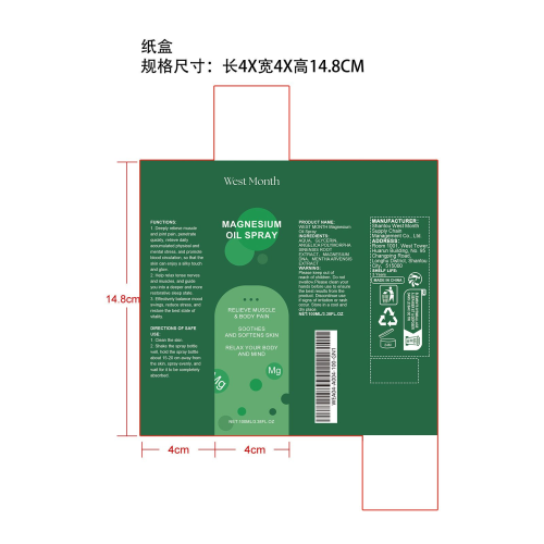 疼痛舒缓喷雾剂纸盒