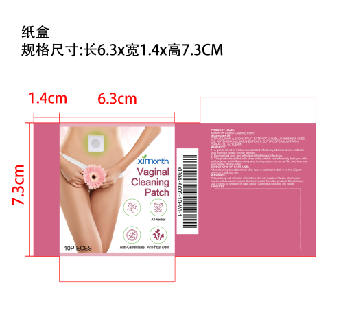 女性清洁贴片纸盒