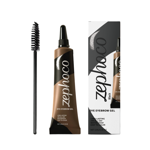 zephoco 防晕着色眉膏(黑色)  顺滑膏体易涂抹打造丰盈立体自然眉形