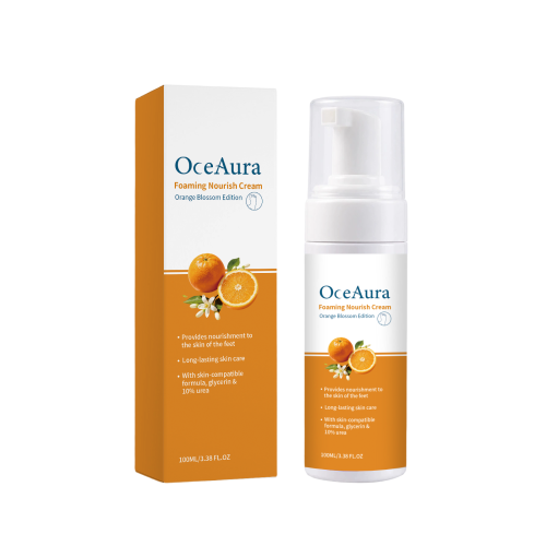 OceAura 足部滋润慕斯泡沫 温和滋润清洁足部光滑细嫩足部护理