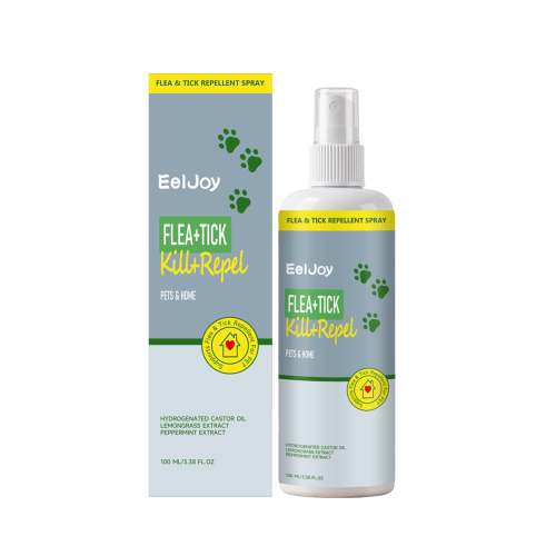 EELJOY 宠物用跳蚤蜱虫驱避喷雾 多虫防护家居户外细腻清爽猫狗用喷雾
