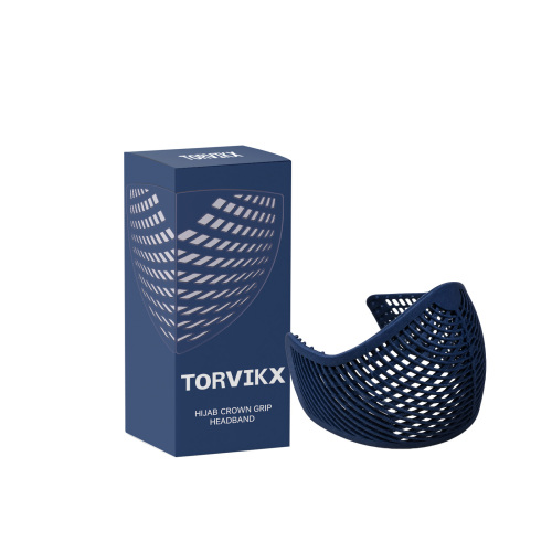 TORVIKX 纱巾打底固定器蓝色盒装 丝巾打底久戴稳固头巾造型硅胶防滑透气