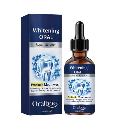 ORALHOE 口腔护理漱口水 清新口气便捷滴管清凉薄荷便携漱口水