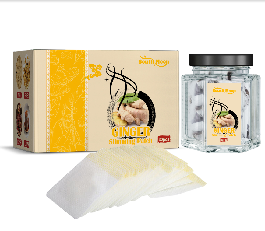 South Moon Ginger Slimming Patches - Burn Fat & Reshape Your Body, Effortless Weight Loss Solution