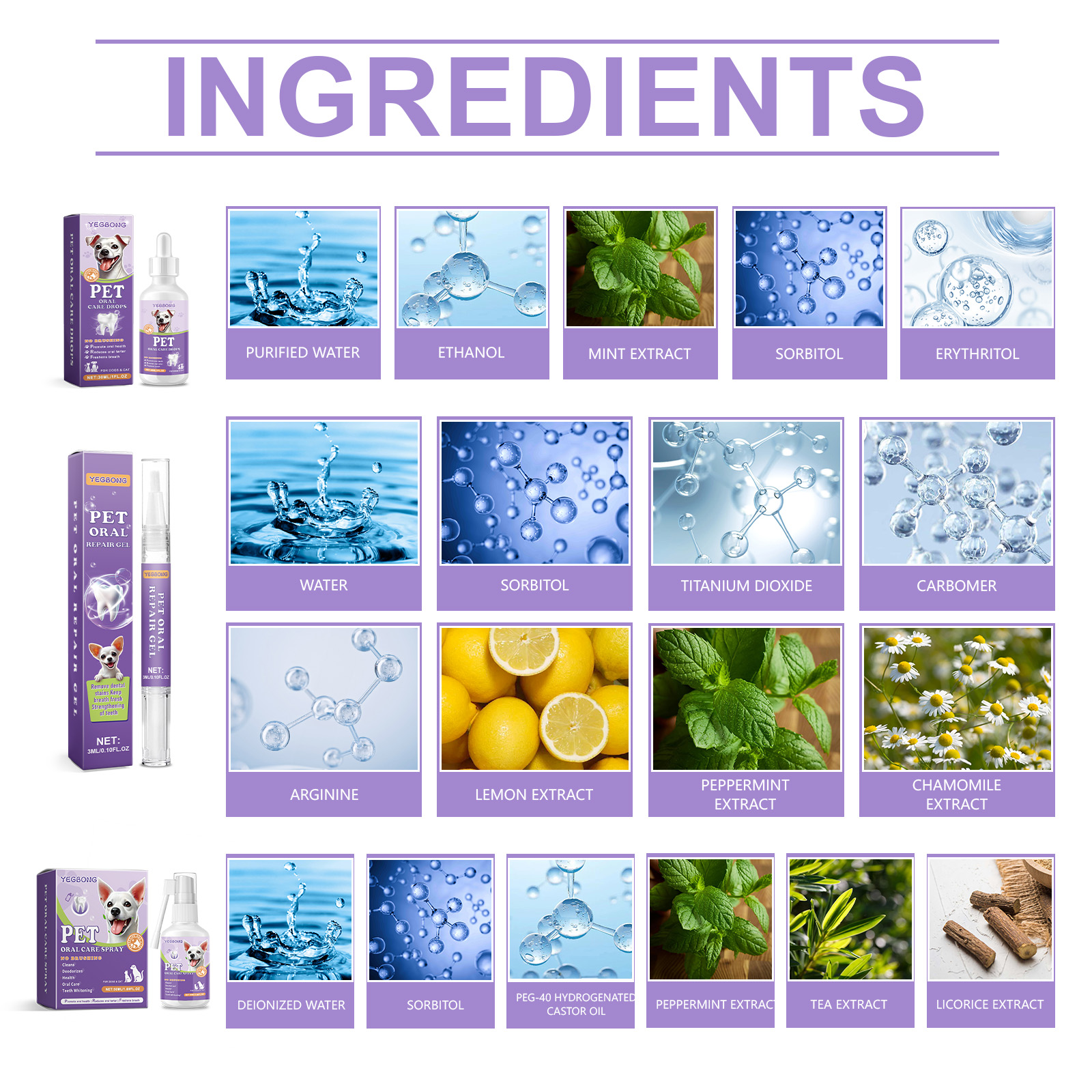 Munvårdsspray för hundar och katter för fräsch andedräkt_voghion.com